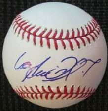 AVISAIL GARCIA TAMPA BAY RAYS SIGNED RAWLINGS MAJOR LEAGUE OML BASEBALL w/ COA