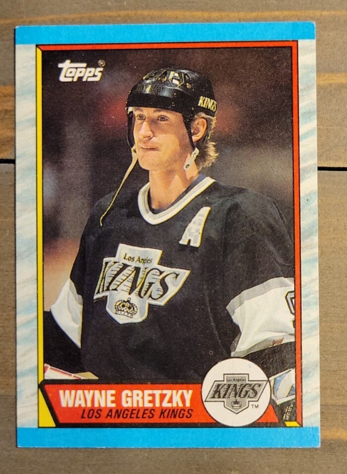 Wayne Gretzky - 1989-90 Topps #156 - Base Hockey Card Los Angeles Kings NHL