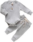 Newborn Baby Girl/Boy Clothes 3 6 12 18 24 Months Outfits Long Sleeve