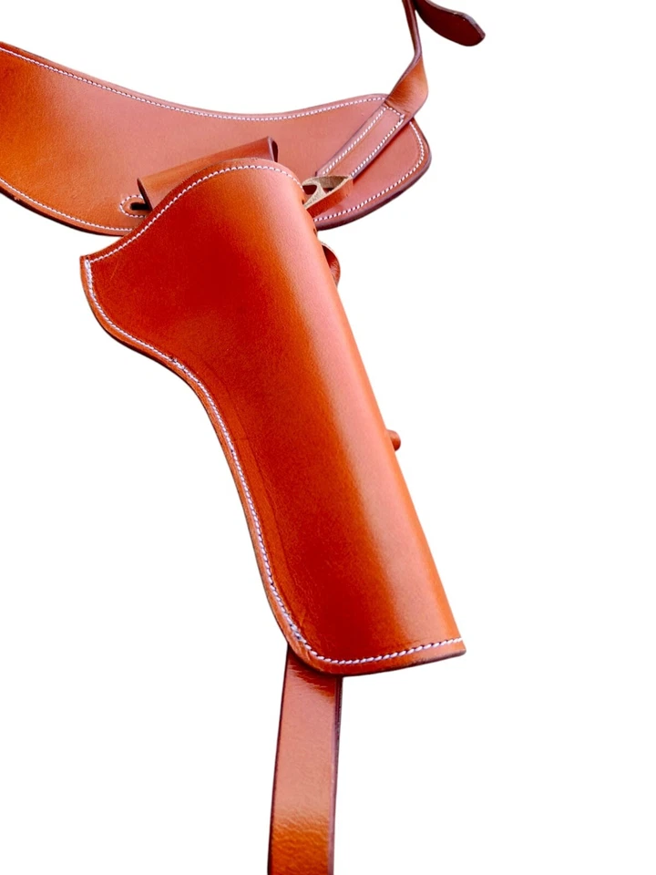 Leather Shoulder Holster With Shell Loops Fits Colt Anaconda .45 Colt fit 4"-8" - Image 3 of 4