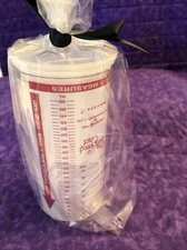 PAMPERED CHEF ~Slide Adjustable Wet/Dry MEASURING CUP ~ 2 Cup Push Tube
