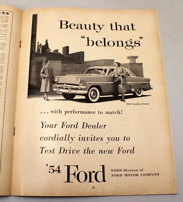 1954 28th San Francisco Automobile Show Catalogue Program | eBay