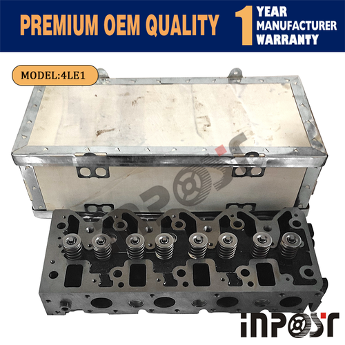 New 4LE1 Cylinder Head With Head Gasket For Isuzu 4LE1 Engine Hitachi Excavator - Bild 4 von 7