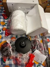 Bellevue GP17656MBK Lydia Single Light 6" Mini Pendant w/Clear Glass Shade,Black