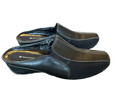 Naturalizer Slip-On Mules Shoes Black Leather Women's Size 8