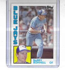 1984 Topps #302 Barry Bonnell Toronto Blue Jays