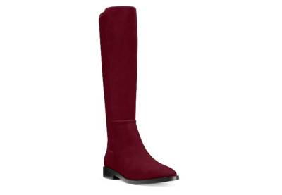 Stuart Weitzman Greer City 37/ US 6.5 B Knee High Boots Burgundy Suede NIB $495