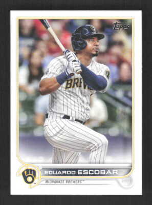 Eduardo Escobar 2022 Topps Advanced Stat Milwaukee Brewers #/300 #207