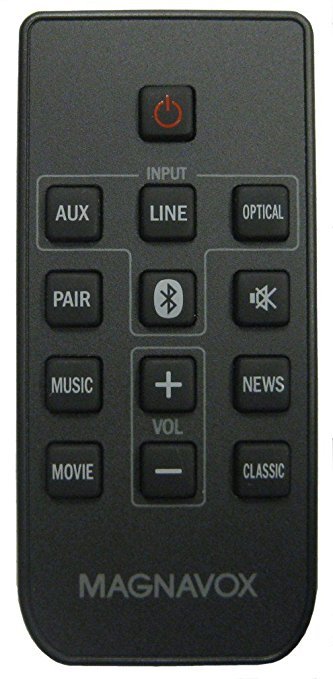 NEW MAGNAVOX REMOTE WIR113001-FA01 SOUND BAR MSB4560/F7 & MSB4550/F7