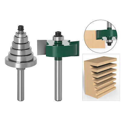 3/8 5/16 1/8 mcjs-silisili 1/4 Inch Shank Rabbet Router Bit with 6 Bearings Set 7/16 1/2 Interchangeable Bearing with anti-kickback design 1/4 3/8 5/16 1/8 mcjs-silisili 1/4 Inch Shank Rabbet Router Bit with 6 Bearings Set 7/16 1/2 Interchangeable Bearing with anti-kickback design 1/4