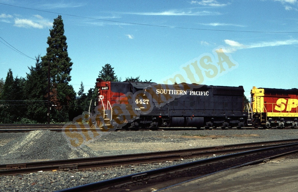 Vtg 1987 Train Slide 4427 SP Southern Pacific Engine Y2F185 | eBay
