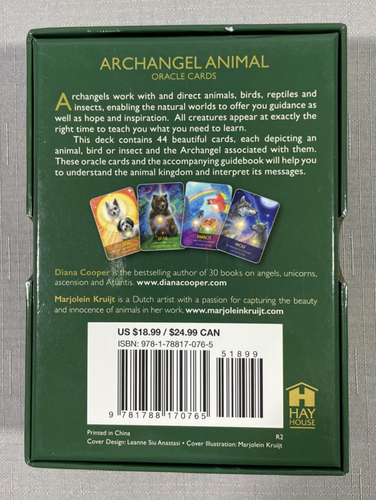 Diana Cooper Archangel Animal Oracle Cards A 44-Card Deck and Guidebook - Picture 2 of 3