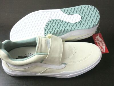 Vans Kyle Walker Pro 2 Hook & Loop Suede Skate Shoes White Mens Sz 8 NWT