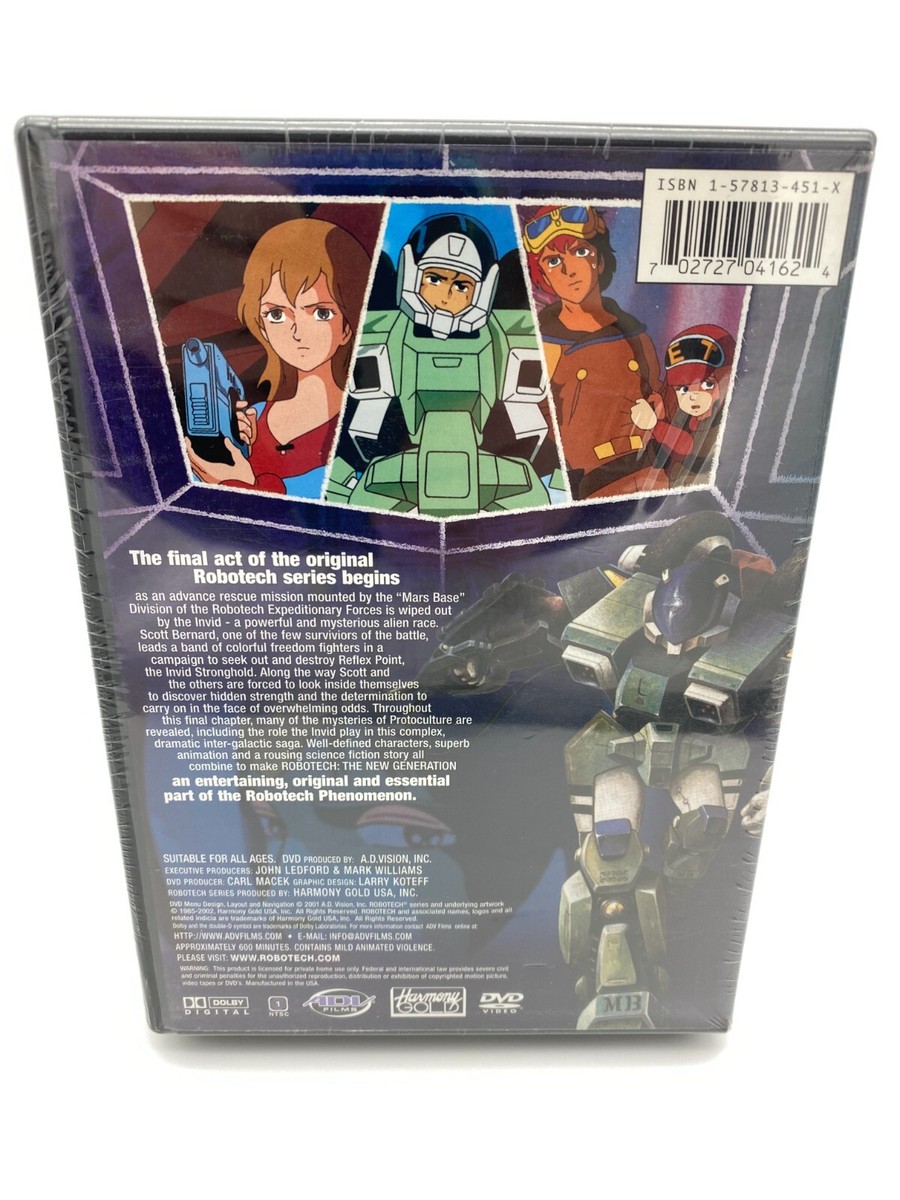 Robotech: New Generation - Complete Collection (DVD, 2003, 4-Disc