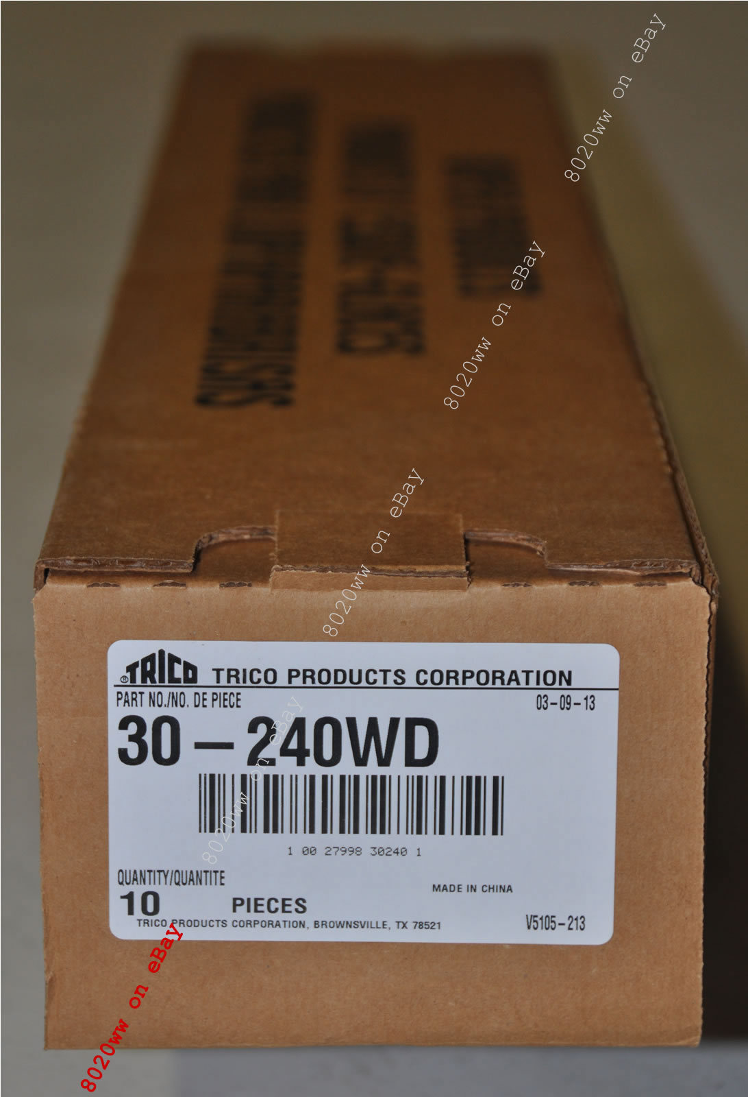 10Pack 24" Steel Frame Wiper Blades Trico 30240 x 10 (30240WD Master