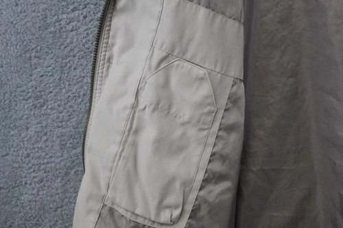 Vintage Norm Thompson Field Jacket Long Sleeve Beige Size XL Read Description image 12