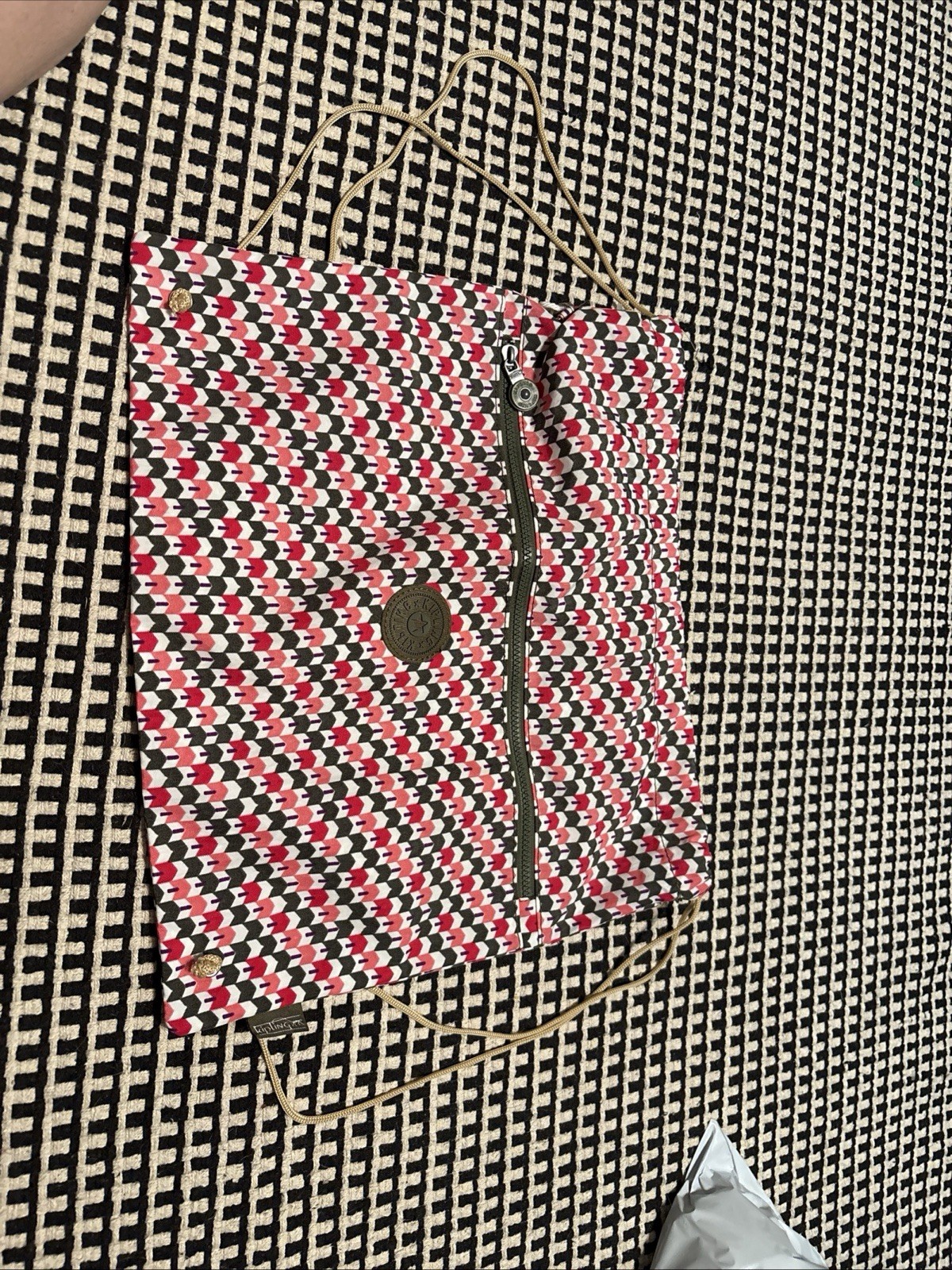 Kipling Light Drawstring Backpack. Excellent Cond… - image 1