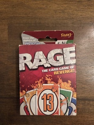 2010 Rage Card Game Of Revenge 100 Complete Preowned Fundex for