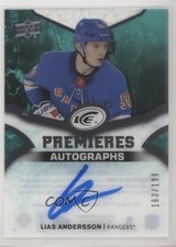 2018-19 Ice Premieres 2019-20 Upper Deck Update 163/199 Lias Andersson Auto 0jd0