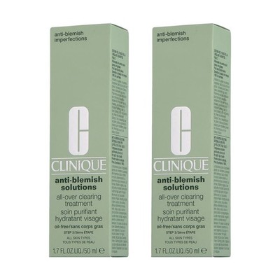 2x Clinique Anti-Blemish Solutions All-Over Clearing Treatment 50ml