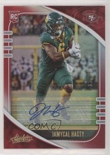 2020 Absolute Rookie Signatures Red Spectrum 22/75 Jamycal Hasty #149 Auto 0h7w