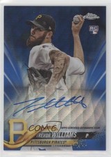 2018 Topps Chrome Rookie Blue Wave Refractor 84/150 Trevor Williams Auto 1u6
