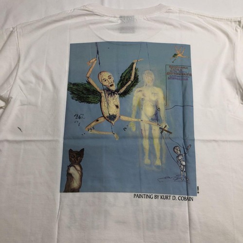 Nirvana Kart Coban Painting Memorial T-Shirt Vintage 90s - Picture 5 of 5