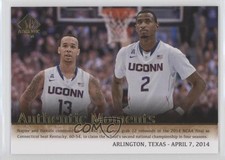 2014-15 SP Authentic Authentic Moments DeAndre Daniels Shabazz Napier #73 0a1