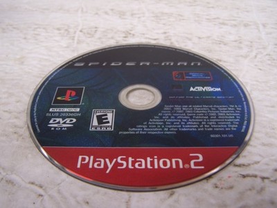 Spider-Man (Sony PlayStation 2, 2002) Disc Only