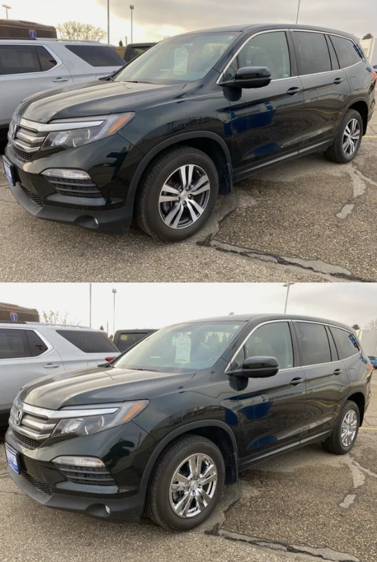 2016-2018 年本田 Pilot # 8640P-C 18 英寸镀铬车轮皮肤适用于合金车轮套装/4 — 第 2/3 张图片