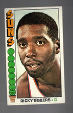 1976-77 Topps Basketball #102 Ricky Sobers EX print ink on name