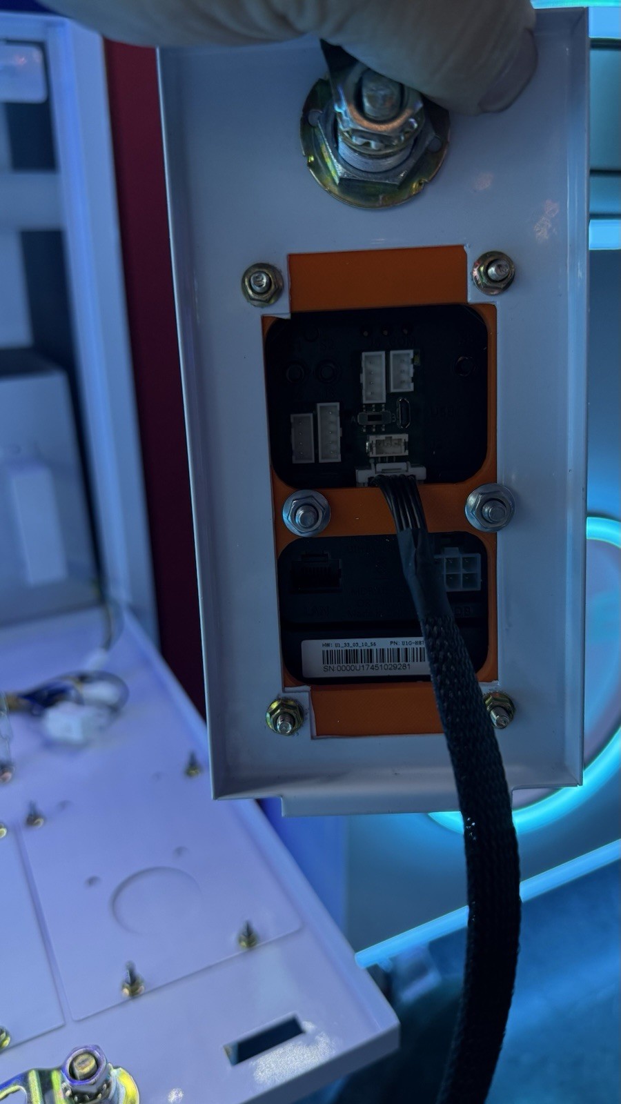 KioSoft Card Reader Coin Mech Adapter Plate