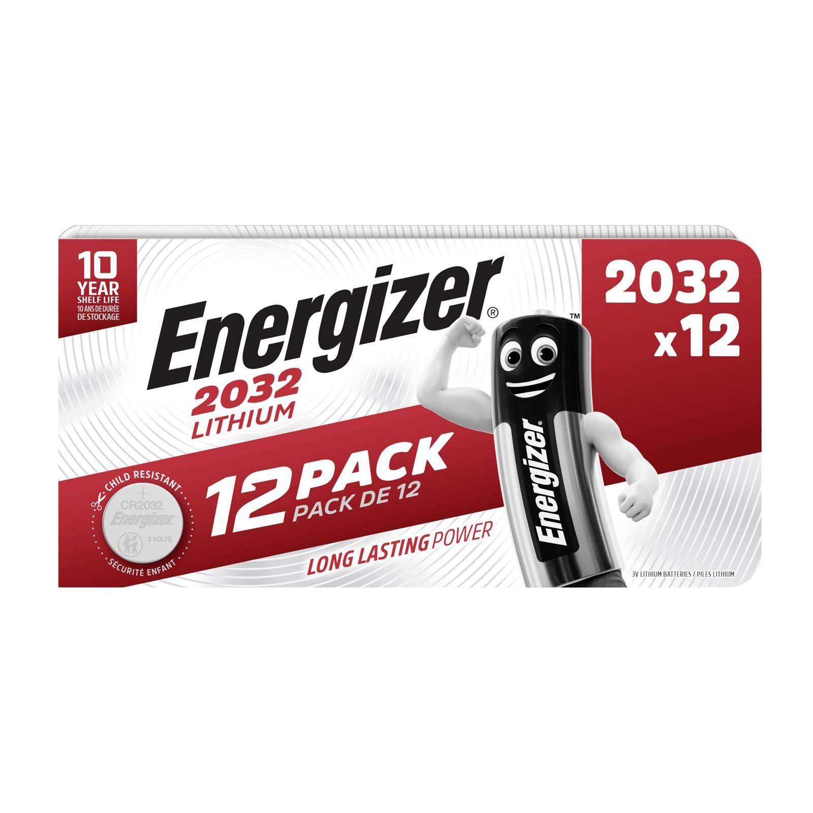 Energizer E303693100 Button Cell CR 2032 3V 12 pc(s) 240 mAh Lithium - Image 4
