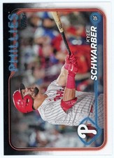 2024 Topps Series 1 - Kyle Schwarber #136 Phillies