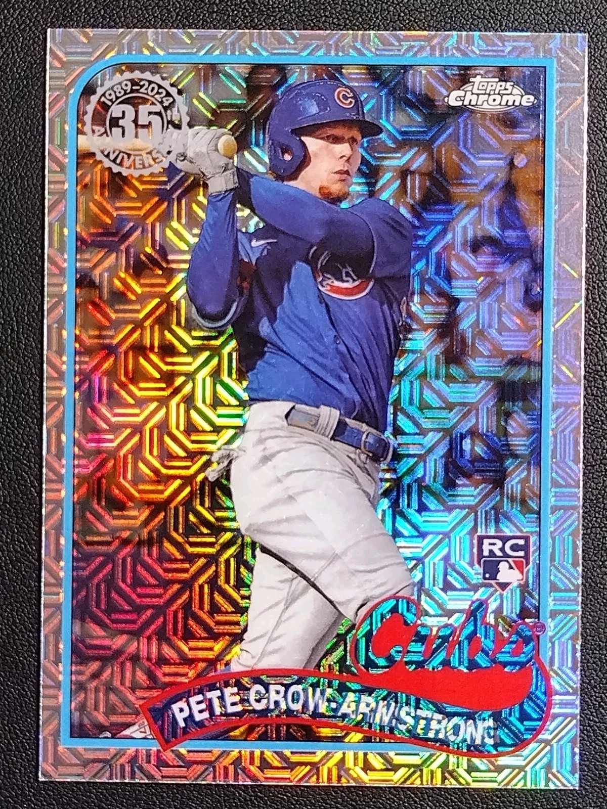 2024 Topps Series 2 PETE CROW-ARMSTRONG RC Silver Pack MOJO REFRACTOR Cubs