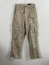 Propper Uniform Tactical Pants Mens 28x33 Khaki Ripstop Cargo Work F525125250