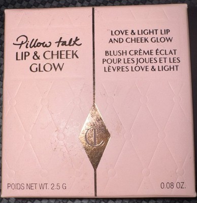 Charlotte Tilbury Lip & Cheek Glow Pillow Talk Colour of Dreams Full Size NIB