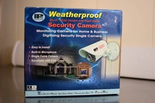 IP 56 Weatherproof Security Camera To TV B/W Night Vision Mic New Open Box 