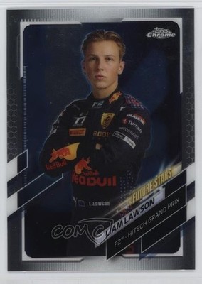 2021 Topps Chrome Formula 1 F2 Racers Future Stars Liam Lawson #68 15wb