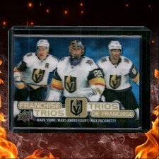 2020-21 Upper Deck Tim Hortons Franchise Trios Mark Stone/Marc-Andre Fleury/Max