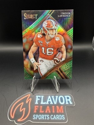 2023 Panini Select Draft Picks Trevor Lawrence Dragon Scale Prizm Clemson P740