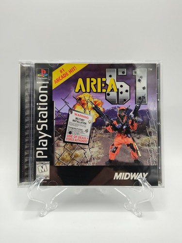 Area 51 - (PS1, 1996) *CIB*Top Zustand*Black Label*Getestet*KOSTENLOSER VERSAND! - Bild 1 von 22