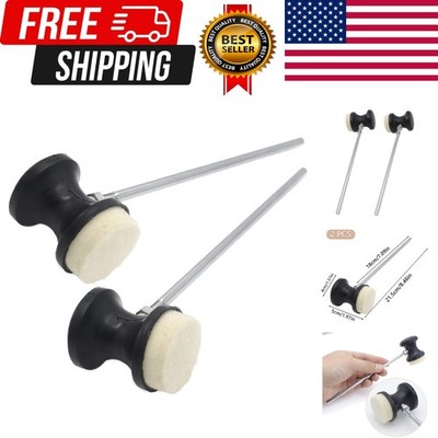 Have one to sell? Sell now Share 2Pcs Double-Sided Bass Drum Pedal Beater, Doubl