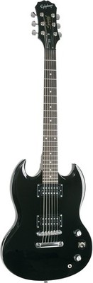 Epiphone SG Special Electric Guitar, Black, Classic SG , LockTone Tune-O-Mati...