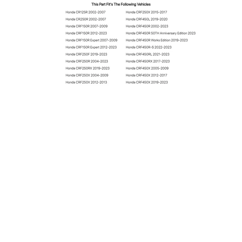 Pastilla de freno Tusk - carbono para HONDA CR125R 2002-2007 Foto 4 de 4