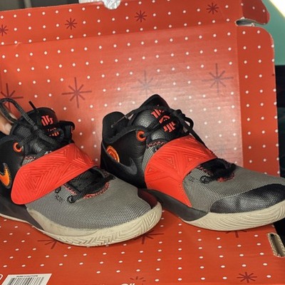 Nike Kyrie Flytrap 3 Basketball Shoes Black Red Yellow Lace Up Mesh Low Top