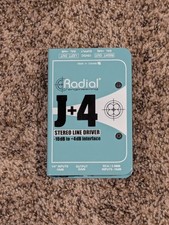 Radial J 4 2 Channel Signal Level Driver Excellent Condition Power Supply  Box