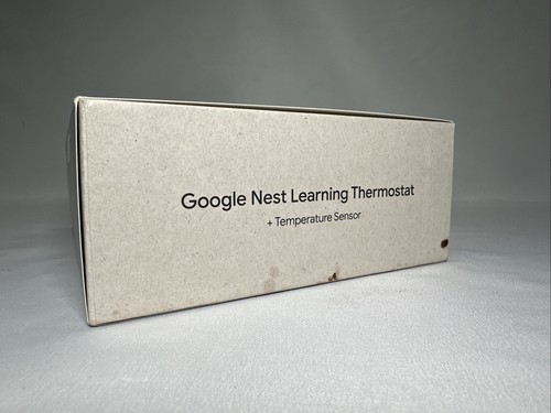 Google Nest Learning Thermostat 4th Gen+ Sensor - Polished Silver - NEW SEALED! - Picture 3 of 3