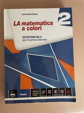La Matematica A Colori -2- Edizione blu Per Il Primo Biennio -ISBN 9788849419351
