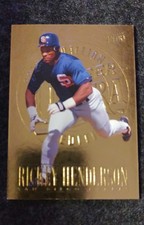 1996 Fleer Ultra - Rickey Henderson #558 Gold Medallion Edition